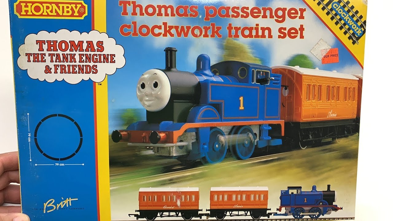 THOMAS PASSENGER CLOCKWORK TRAIN SET - Hornby Trains