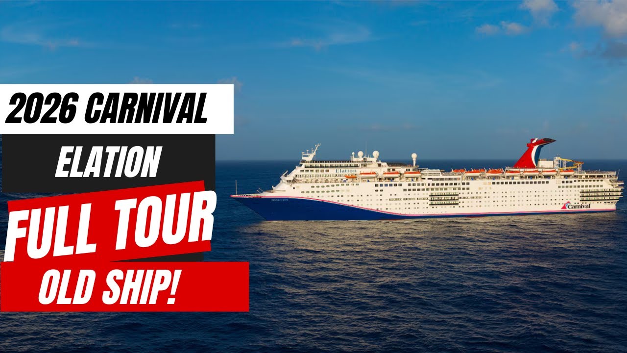 Полный круиз на лайнере Carnival Elation 2025 | Самый маленький лайнер Carnival Cruise Line