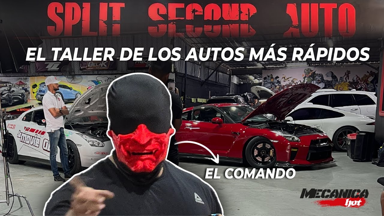 😎 EL COMANDO 🤯 SPLIT SECOND AUTO PORQUE OCULTA SU ROSTRO? 🤔 EL TALLER CON LOS LOS AUTOS MAS RAPIDOS🔥