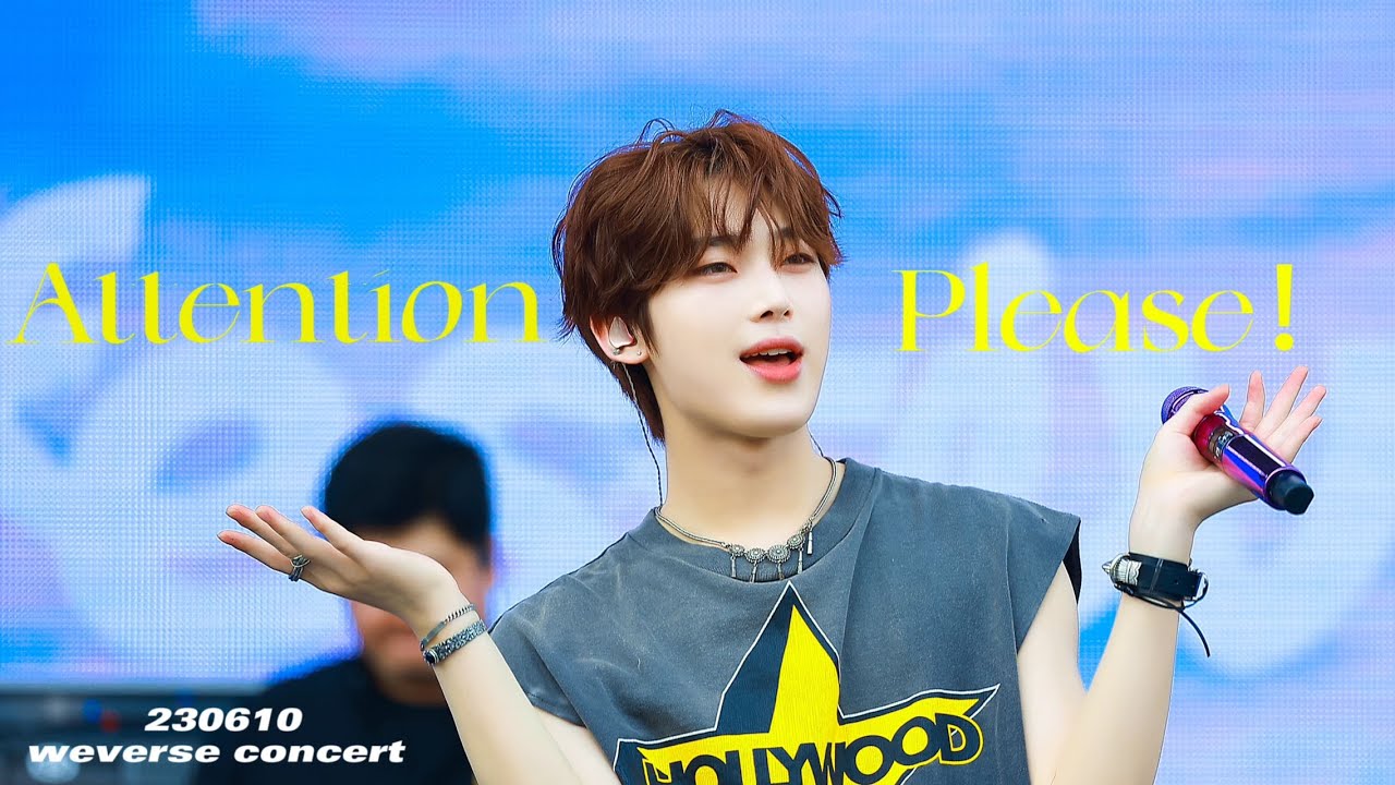 230610 weverse con -- Attention Please! / ENHYPEN SUNOO FOCUS /엔하이픈 선우 직캠 (fan cam)