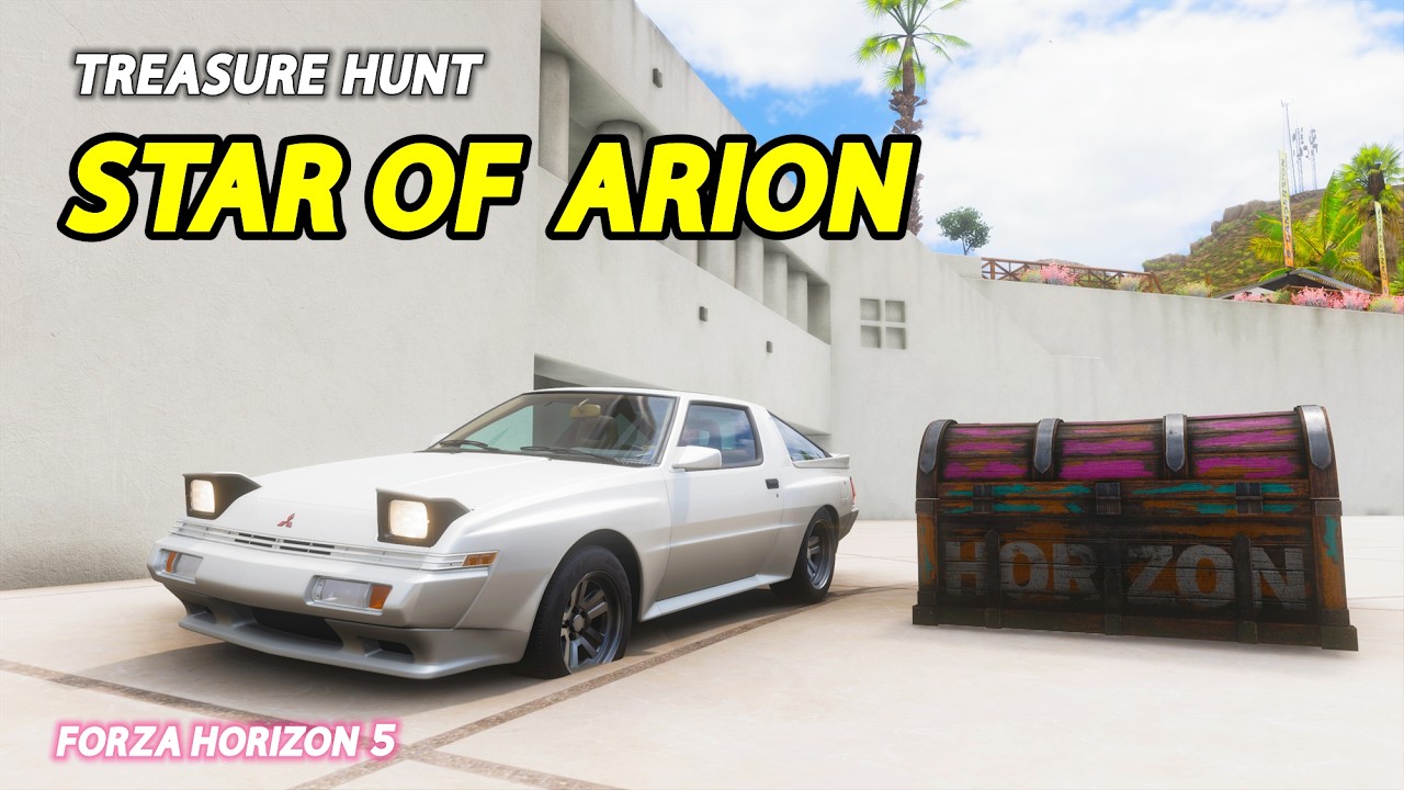 Forza Horizon 5 Treasure Hunt Star Of Arion | FULL Guide | Season 57 Summer |  Mitsubishi Starion