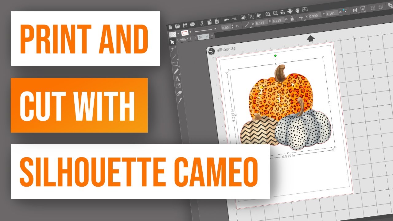 🖨 How to Print and Cut with Silhouette Cameo