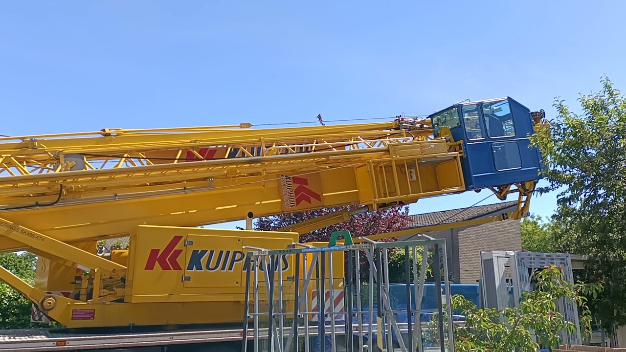 Spierings kraan in gebruik (deel 1)