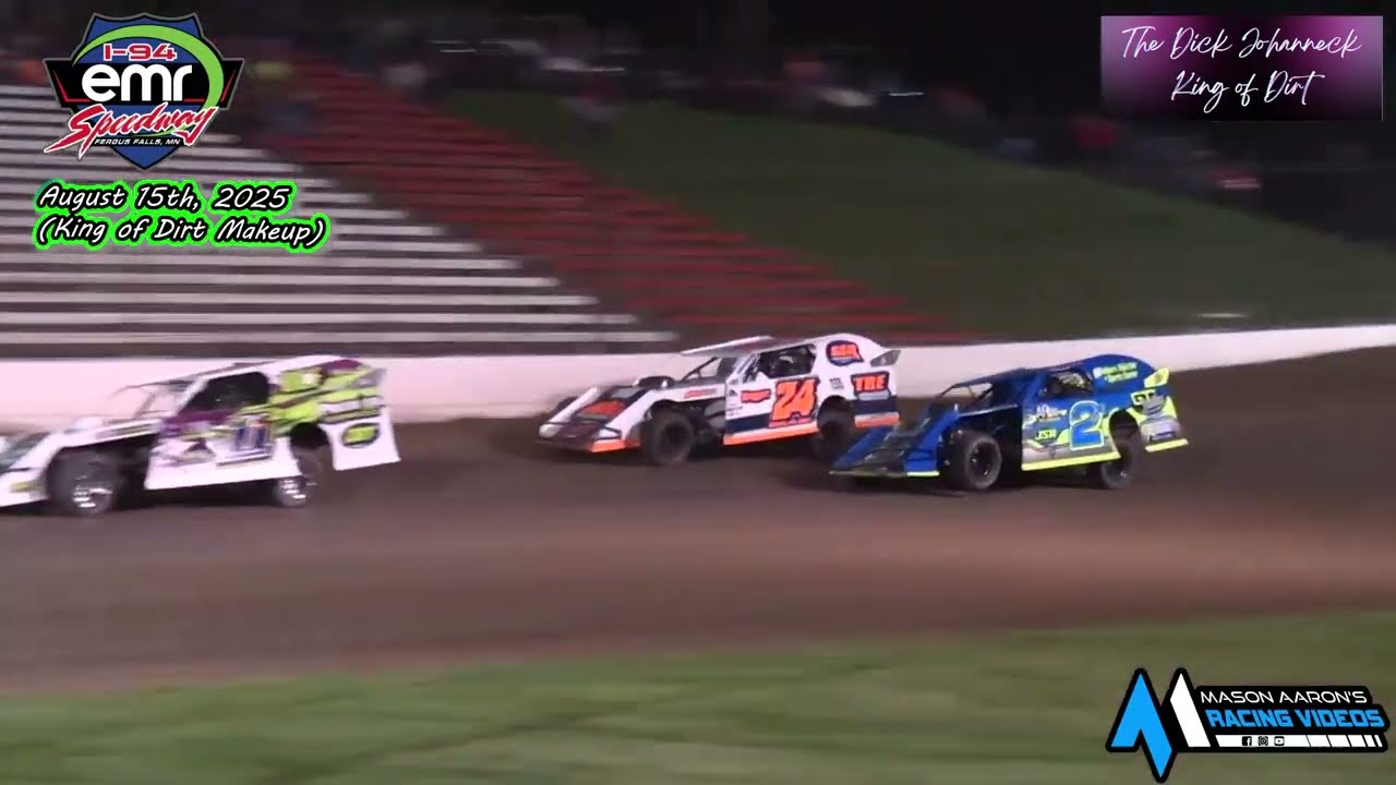 I-94 emr Speedway WISSOTA Modified A-Main (King of Dirt Make-Up) (8/15/25)