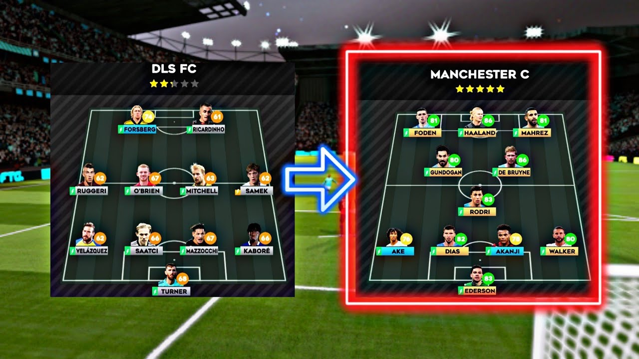 Playing with 5 star Team in Dls-23 || Beginner||🔥||
