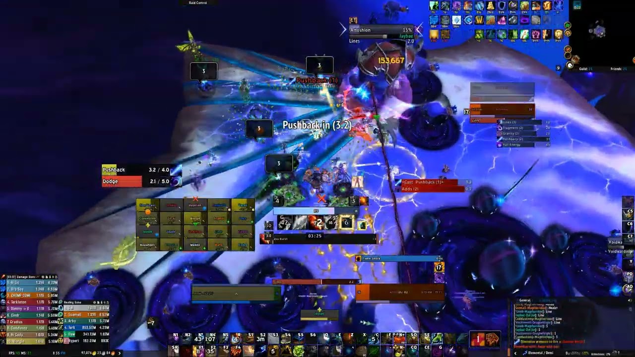 Mythic Dimensius with Last Attempt Dog Water Ele Shaman POV