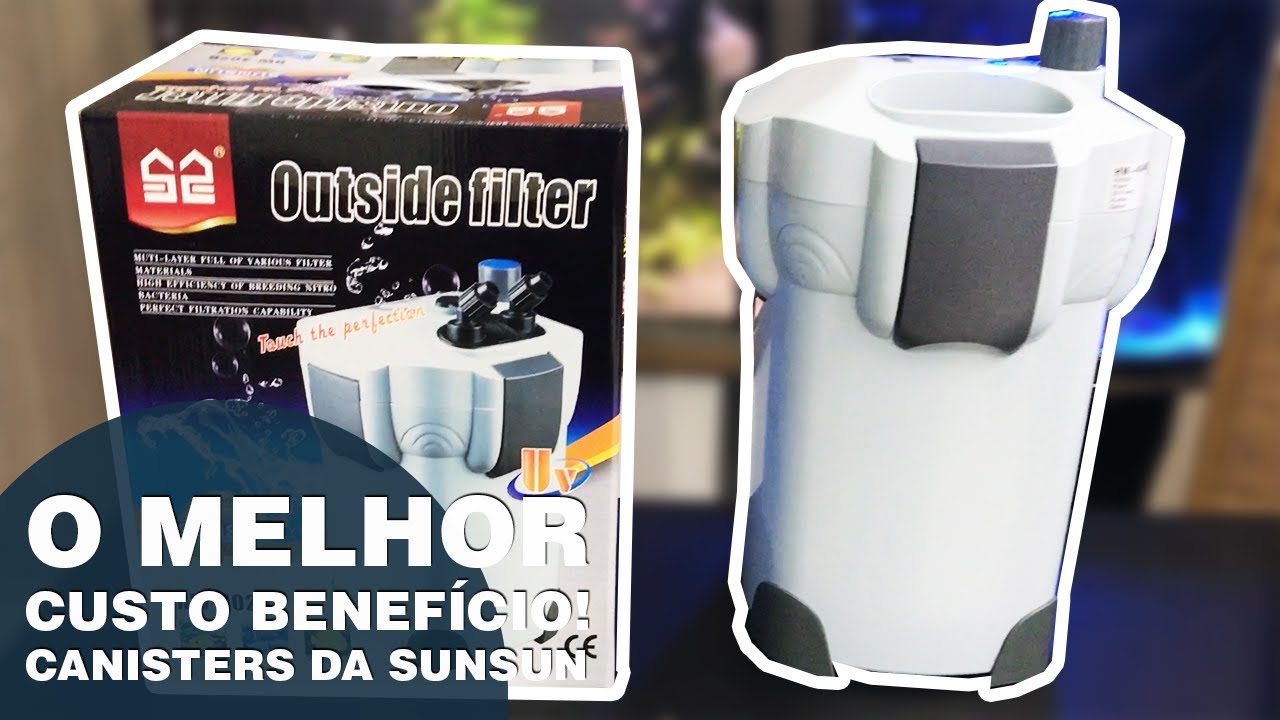 Canister SUNSUN - Linha de Filtros tipo Canister HW (HW-402, HW-403, HW-404)