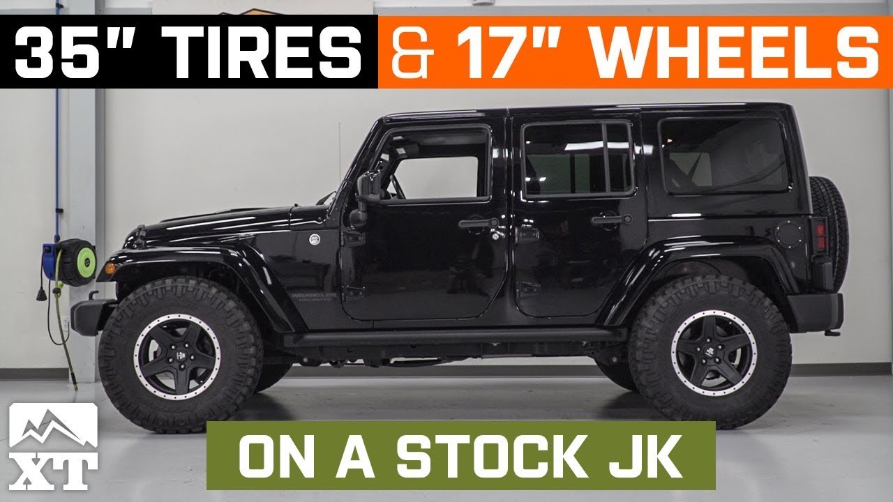 Stock JK Wrangler | 35x12.5R17 | 17X9 Wheels - W&T Fitment