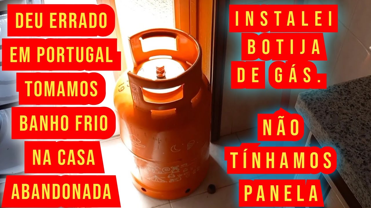 INSTALEI BOTIJA DE GÁS EM PORTUGAL