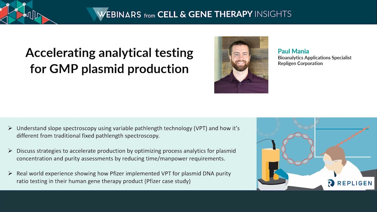 Accelerating Analytical Testing for GMP Plasmid Production | Variable Pathlength Technology (VPT)