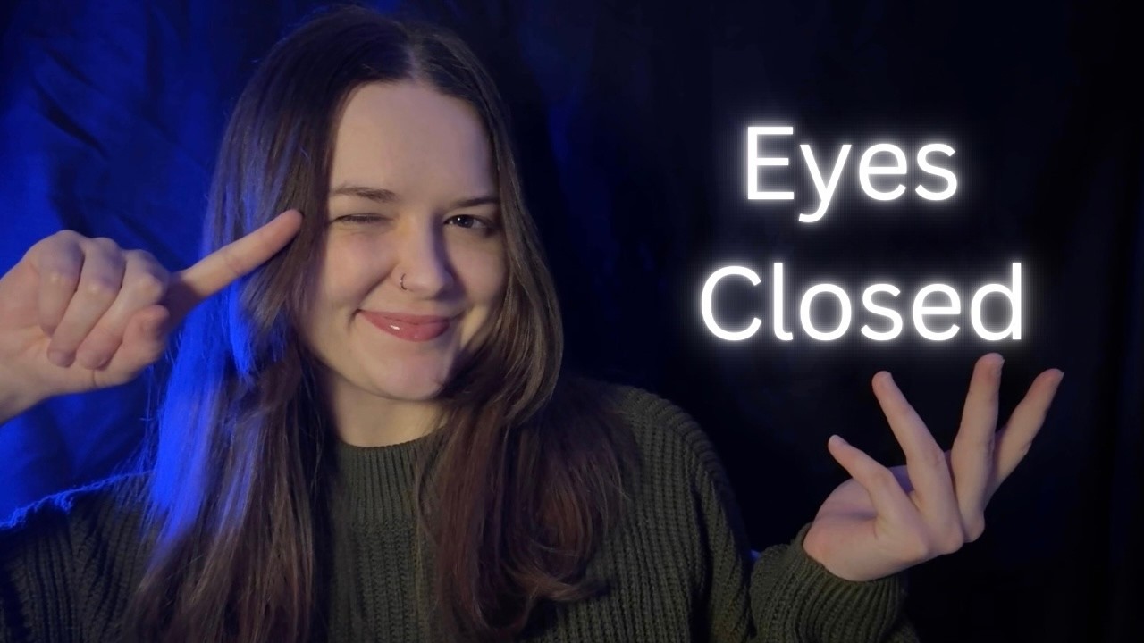 ASMR Cranial Nerve Exam EYES CLOSED 🧠 ✨ (For Sleep)