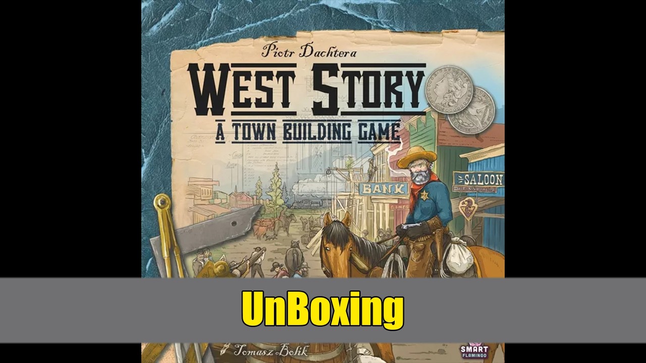 Распаковка настольной игры West Story | Первый взгляд