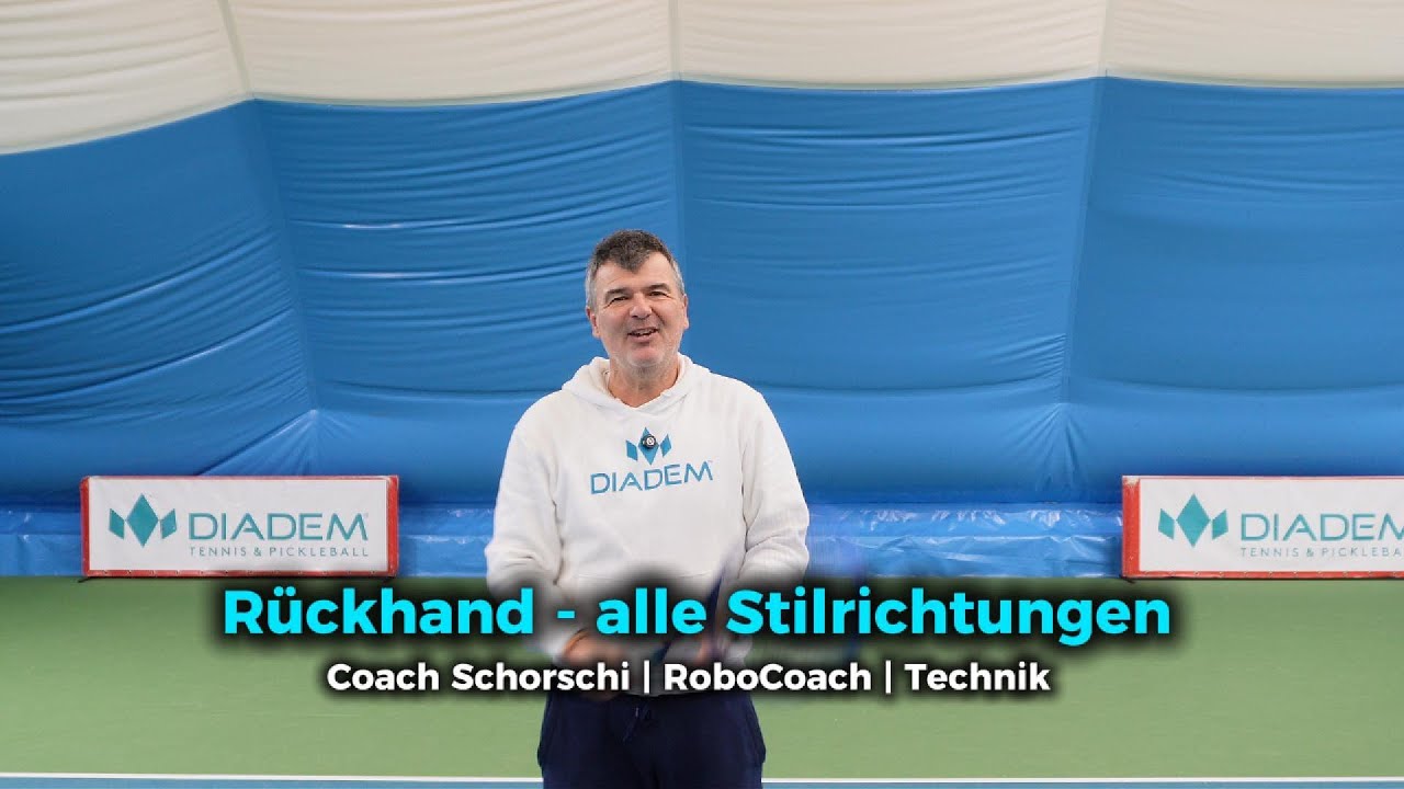Rückhand alle Stilrichtungen (Grundschläge) – Endposition & Kontrolle | Coach Schorschi | RoboCoach