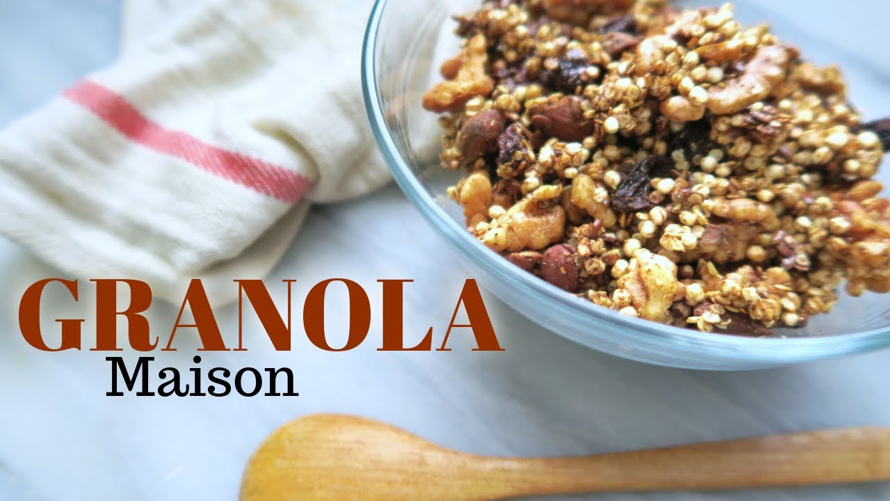 GRANOLA MAISON  SANS GLUTEN , MA RECETTE HEALTHY !