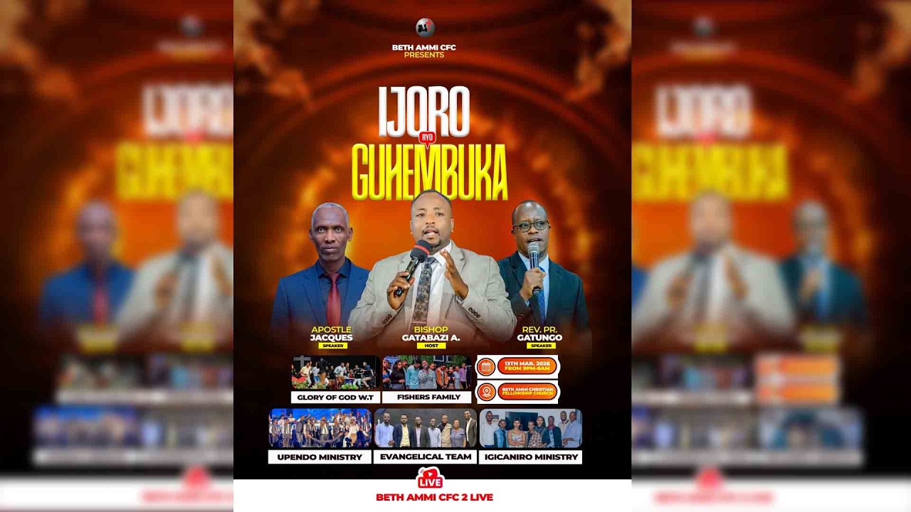 🛑LIVE BETH AMMI CFC || IJORO RYO GUHEMBUKA || 13-03-2026