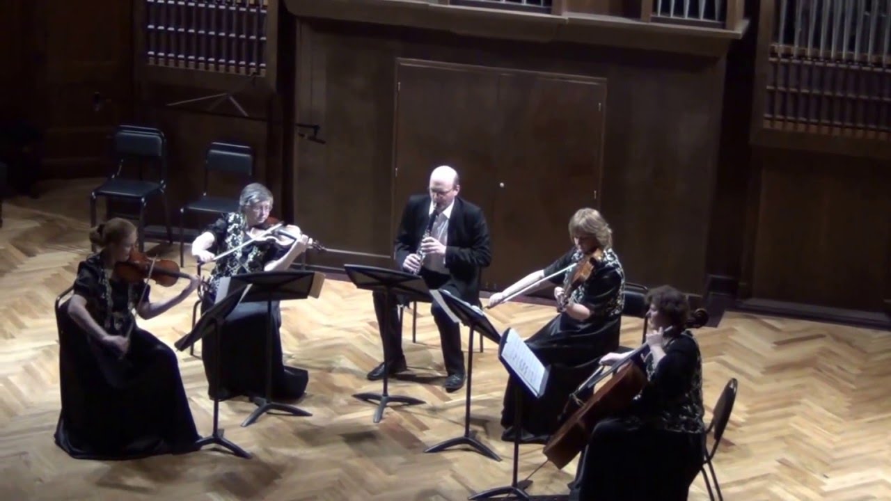 И. Брамс. Квинтет для кларнета, двух скрипок, альта и виолончели, op. 115