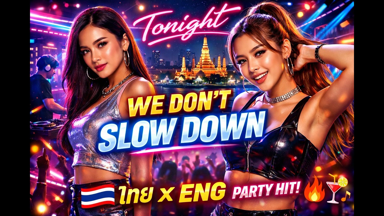 Tonight We Don’t Slow Down 🔥 Thai x English Dance Party Song | Viral Club Hit 2026