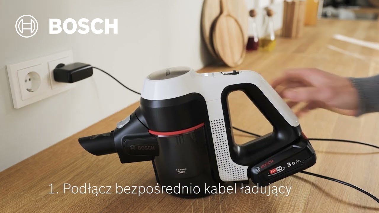 Odkurzacz Unlimited 7 - jak ładować urządzenie