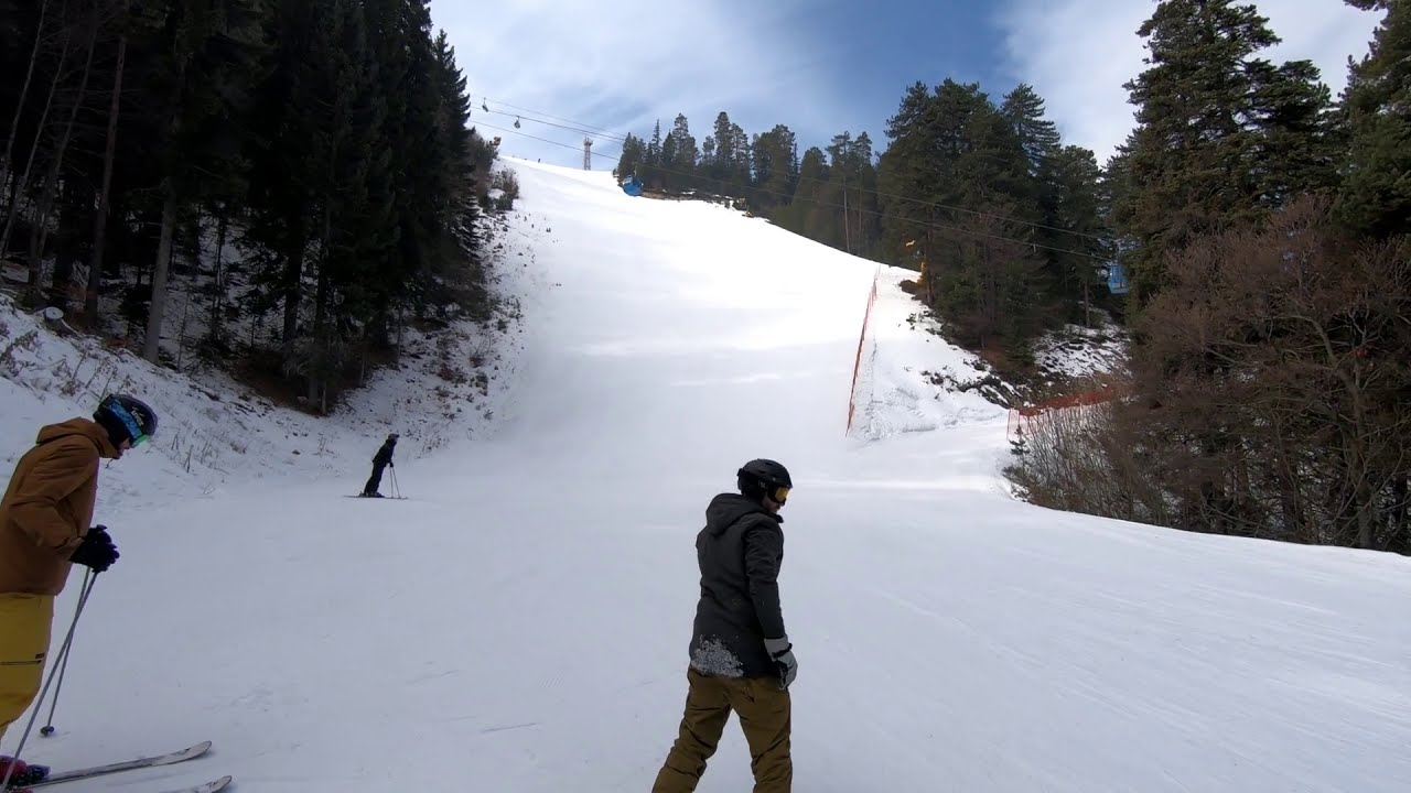 Bansko ski part 2:  Chalin Valog 1 and 2   full slope and lift