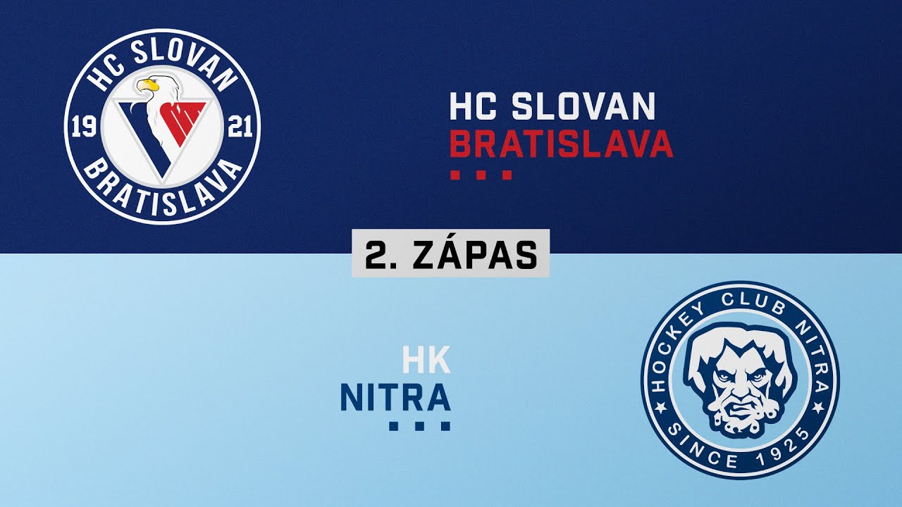 2.zápas štvrťfinále HC Slovan Bratislava - HK Nitra HIGHLIGHTS