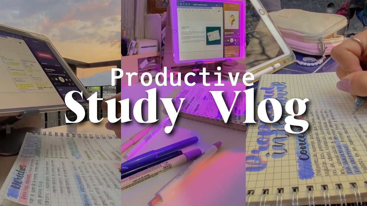 Study Vlog 📓🖇️| uni, notas, café, días productivos conmigo