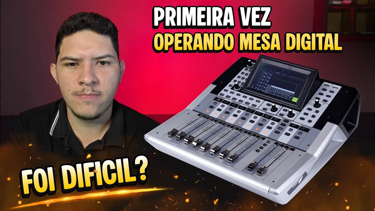 COMO FOI OPERAR UMA MESA DE SOM DIGITAL PELA PRIMEIRA VEZ? MESA ATRIUM 12