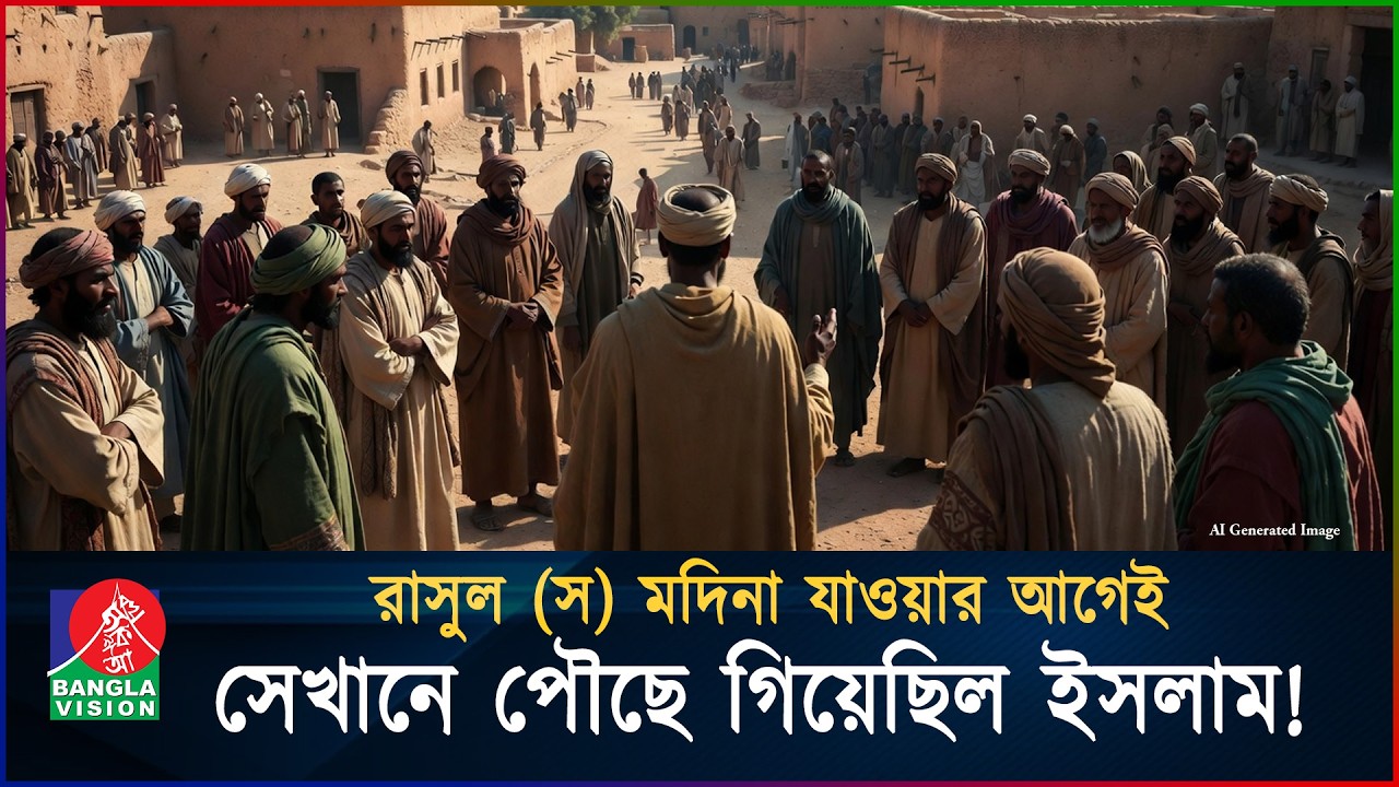 রাসুল (স) মদিনা যাওয়ার আগেই সেখানে পৌছে গিয়েছিল ইসলাম! | মহানবী (স) এর জীবন | পর্ব ১৬ | BanglaVision