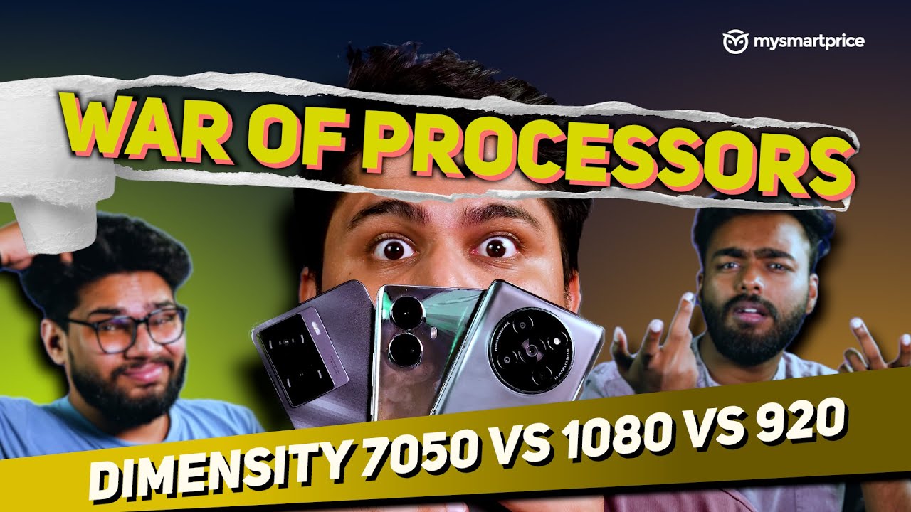 Realme 10 Pro+ vs Lava Agni 2 vs iQOO Z7 WAR OF PROCESSORS | Are Dimensity 7050, 1080 & 920 SAME?⚠️