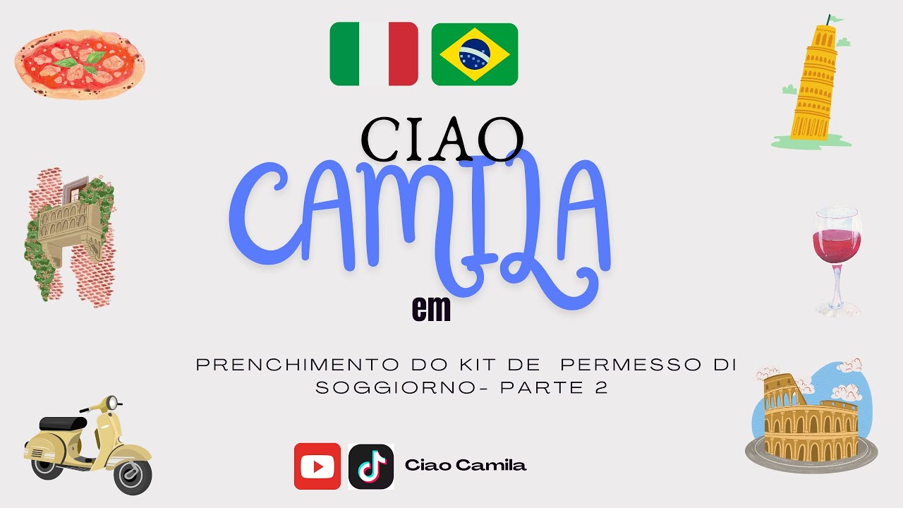 FAÇA SOZINHO: Permesso di Soggiorno por motivo familiar (Preenchimento do KIT - Cônjuge de Italiano)