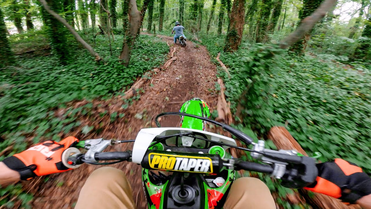 Мы нашли секретные тропы! KX85 против KLX110