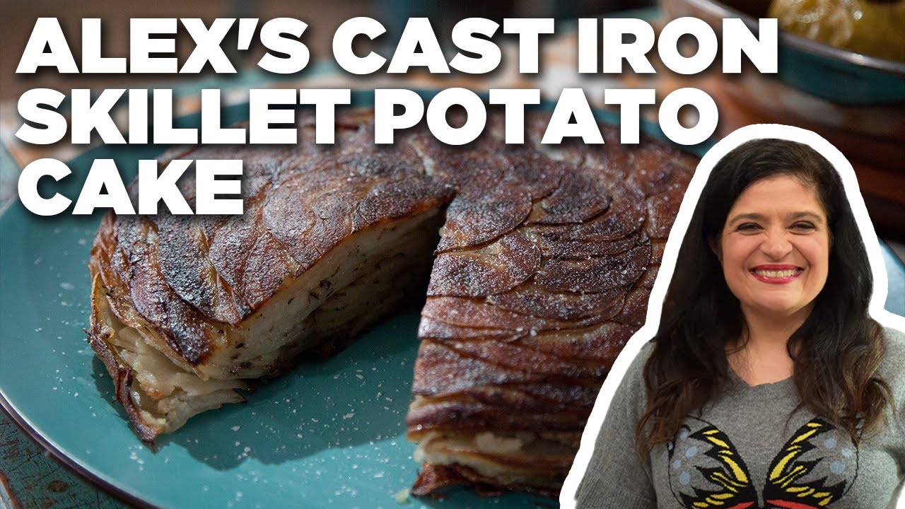 Alex Guarnaschelli's Cast Iron Skillet Potato Cake | Food Network