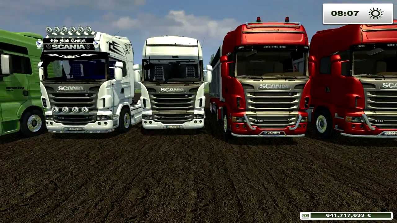 FARMING SIMULATOR 2013 NEW TEST MODS 51 PACK CAMION MAN, SCANIA & VOLVO by fmarco95