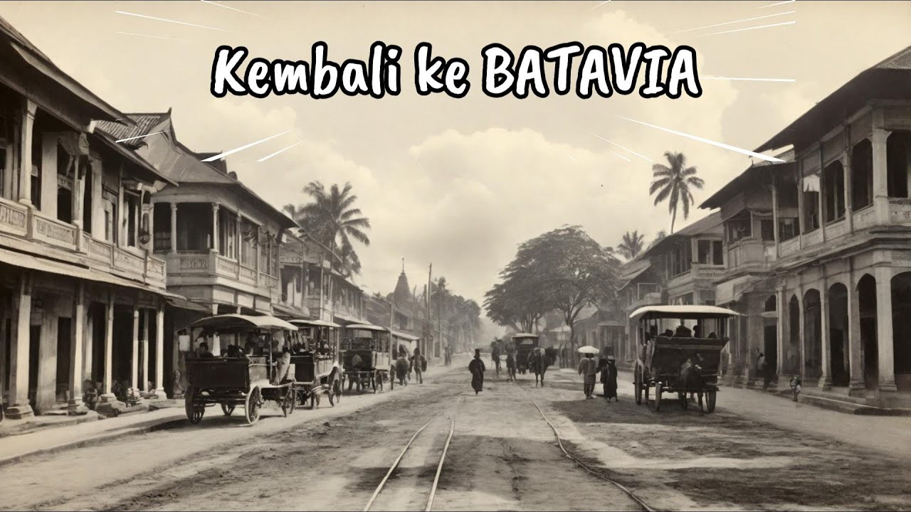Kondisi JAKARTA Tahun 1910-an | REKAMAN ASLI