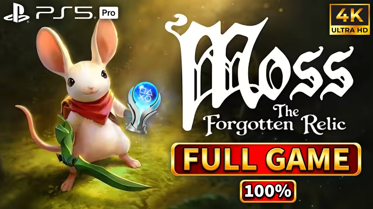 MOSS THE FORGOTTEN RELIC - 100% Gameplay Walkthrough FULL GAME [PS5 PRO 4K]