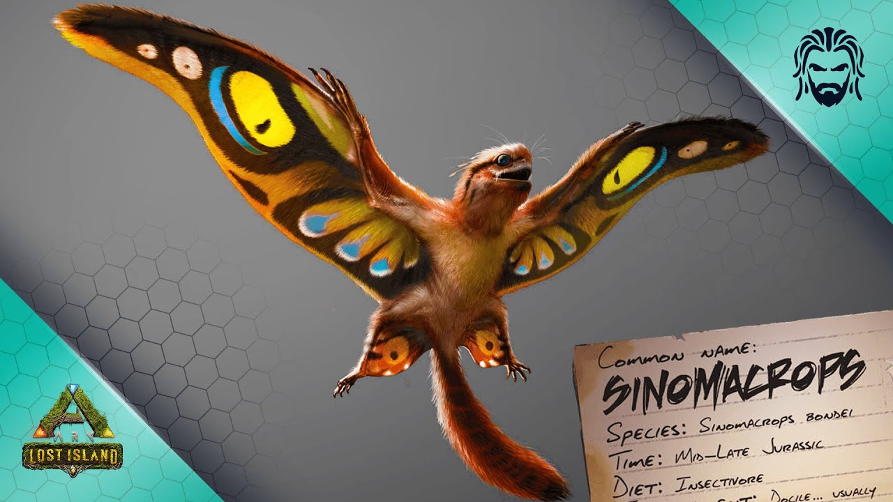 ARKs Next Creature Is Revealed! Sinomacrops Dossier Breakdown! - ARK Lost Island DLC