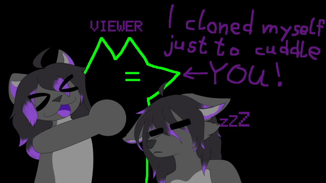 [Furry ASMR] - Void Fox Clones himself to Cuddle You twice as much