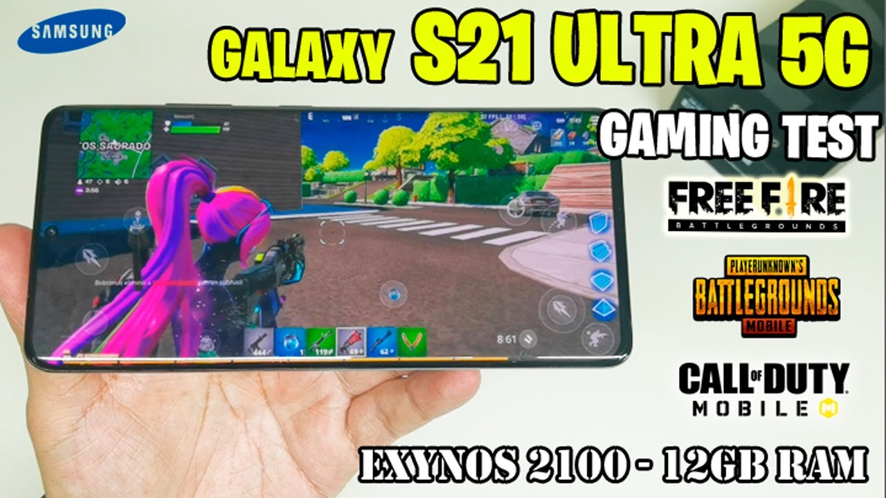 Galaxy S21 ULTRA (5G) en Perú: Gaming Test - FORTNITE, FREE FIRE, PUBG y COD (Exynos 2100)