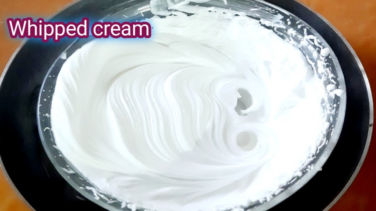 whipped cream ingredients | whipped cream at home | homemade fresh cream @happylife