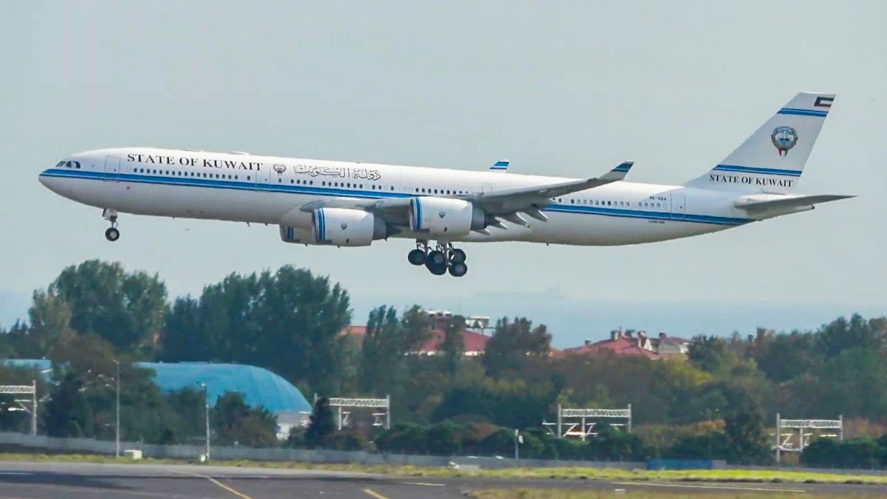 (4K) STUNNING day of plane spotting at Istanbul airport | including State of Kuwait A340-500!