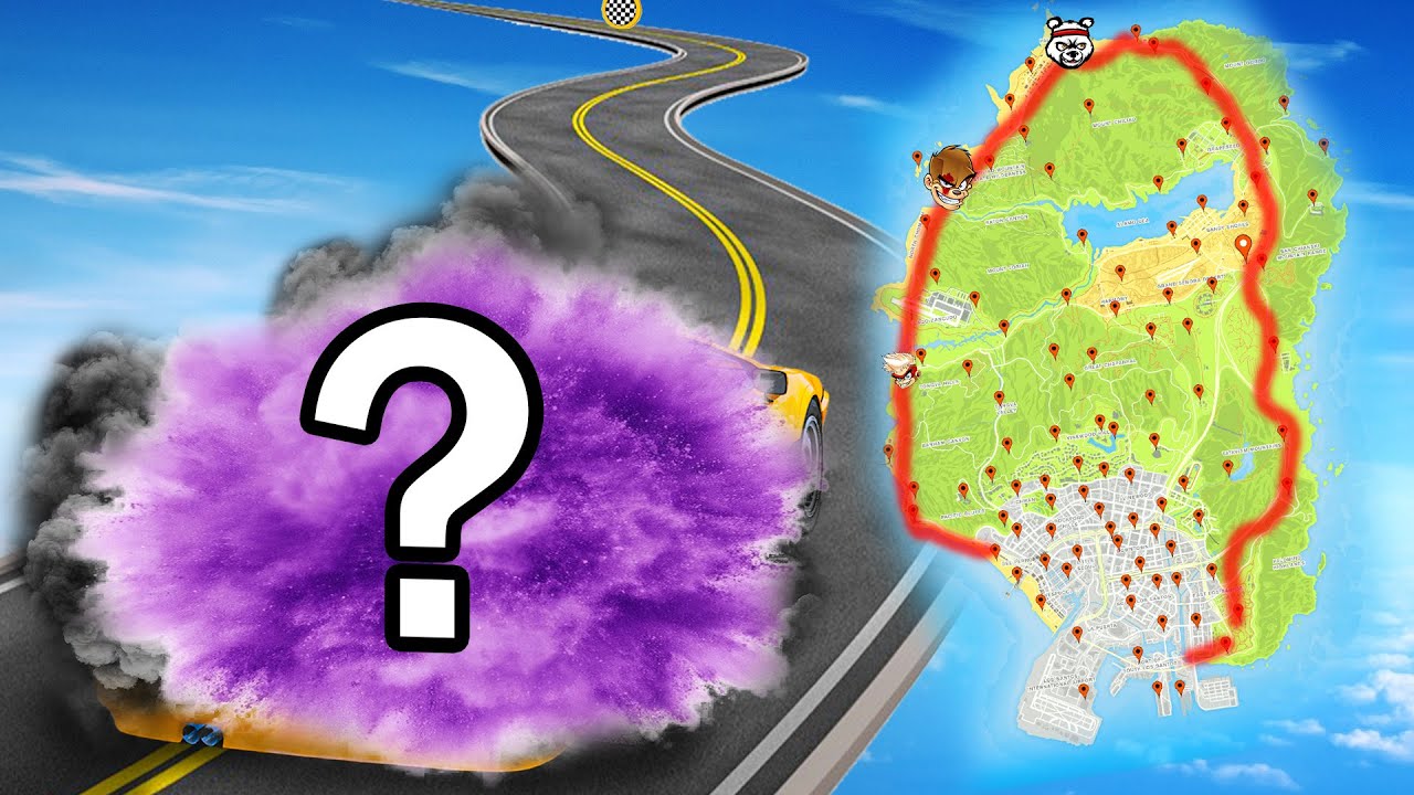 TOUR DE LA MAP EN VOITURE MYSTÈRE (LaSalle choqué de moi)