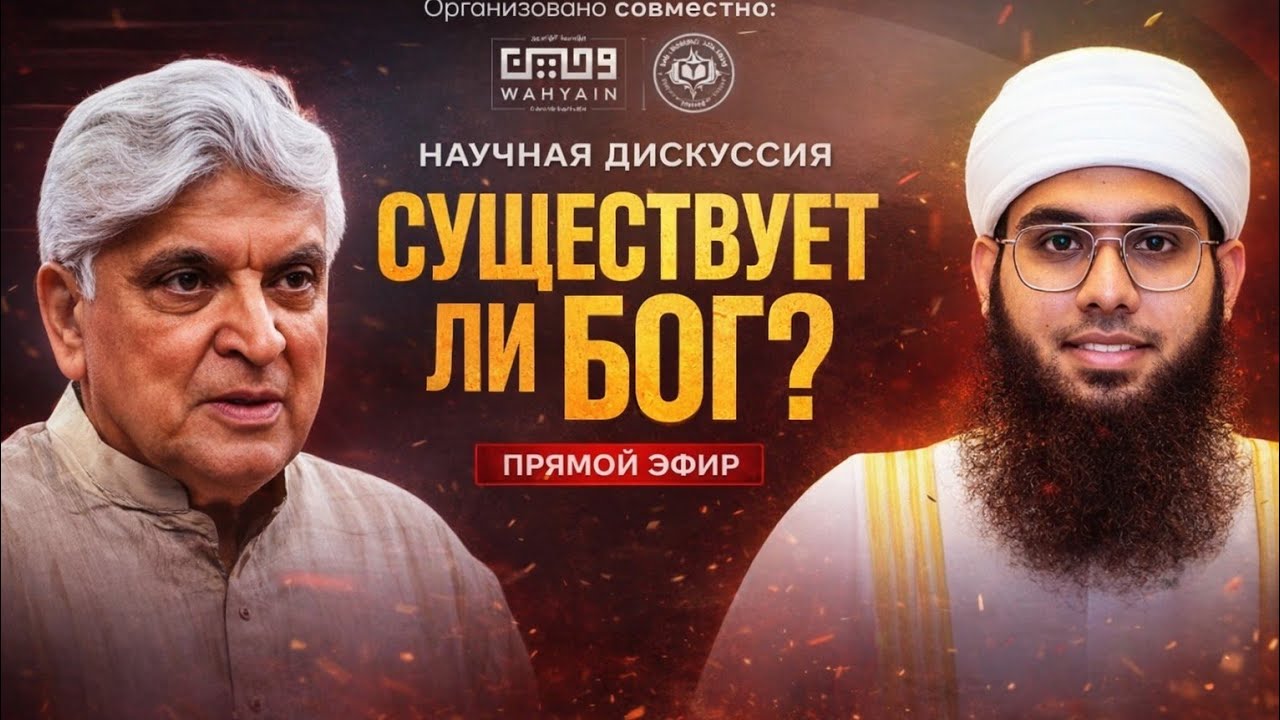 Диспут в Индии. 2025. Существует ли Бог ? Джавед Ахтар и муфтий Шамаиль Надви.  Полная версия!