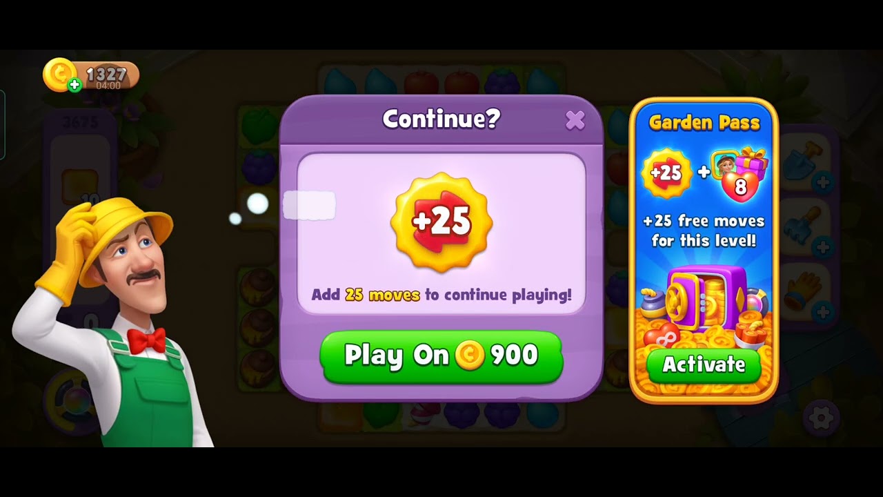 Garden Scapes Level 3675 Completed / Mobile Game ASMR