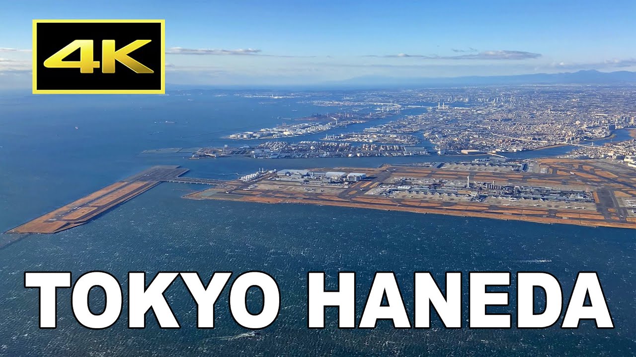 [4K] 羽田空港を離陸してから富士山まで、素晴らしい絶景が続くフライト！/ Departure from Tokyo Haneda Airport