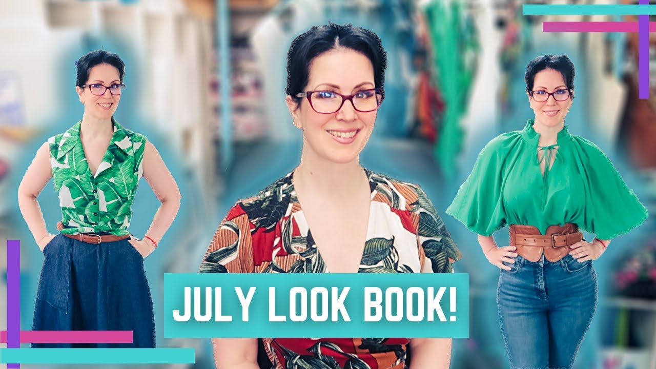 July Sewn Look Book :: D&G Shirt, Zimmermann Dress, Many Wins and A Fail? What Do You Think?