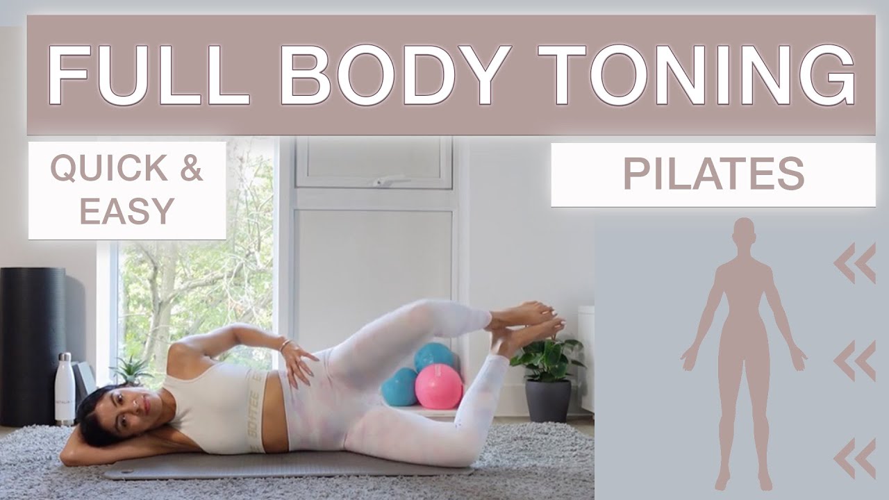 15 MIN | FULL BODY PILATES WORKOUT | Tone Your Body From Home 🧘🏻‍♂️
