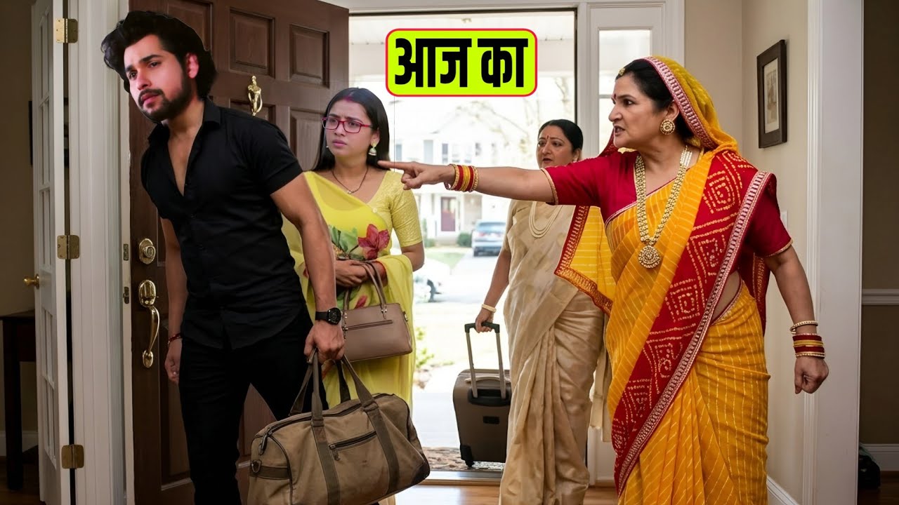 Man Sunder| 12 March | Choti Dadi throws Nahar and Ruhi out the house, Ruhi and Nahar of the house, 