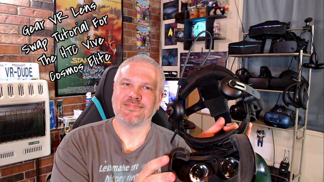 Инструкция по замене линз в HTC Vive Cosmos Elite Gear VR и первые впечатления.