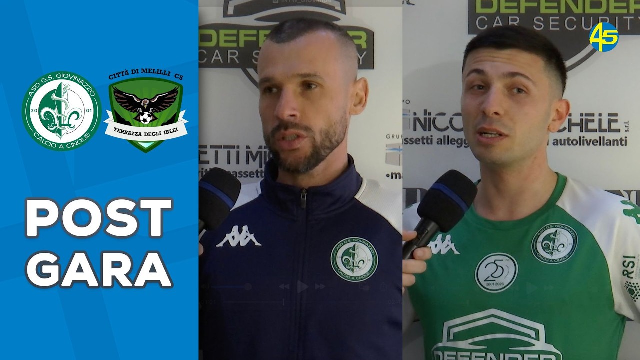 Defender Giovinazzo-Melilli 7-3 | L'analisi post gara di Menini e Difonzo