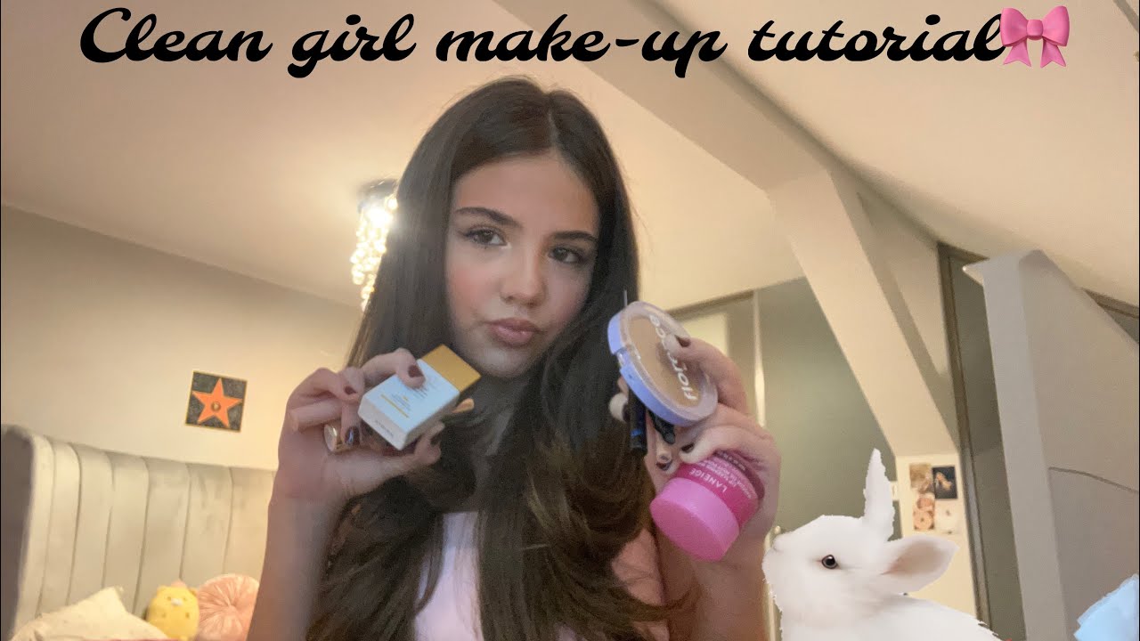 Clean girl make-up tutorial!🎀🩷