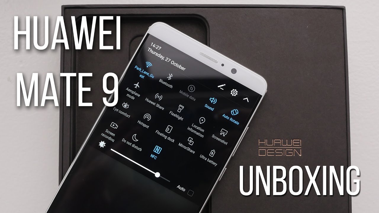 Huawei Mate 9 Unboxing